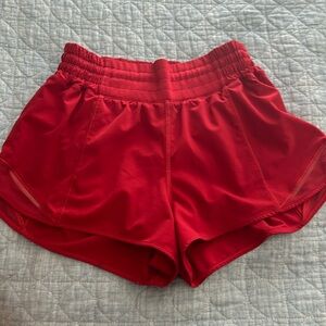Red Lululemon used shorts